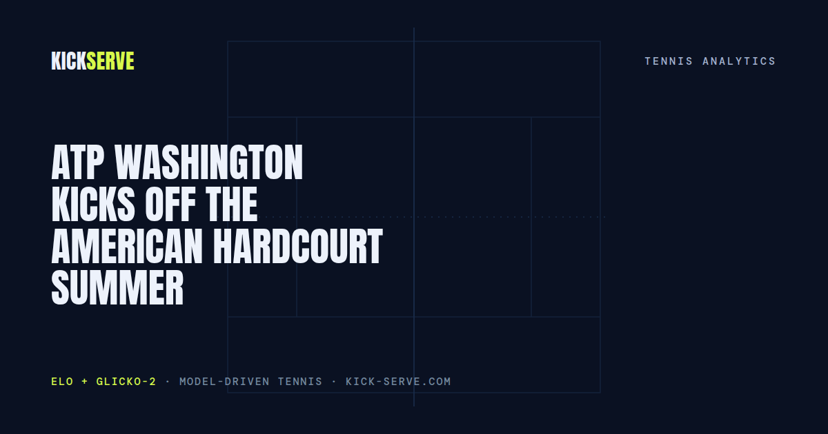 ATP Washington kicks off the American Hardcourt Summer