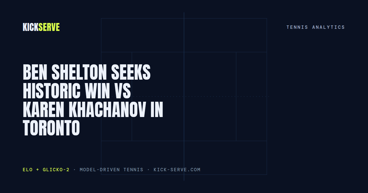 Ben Shelton Seeks Historic Win vs Karen Khachanov in Toronto
