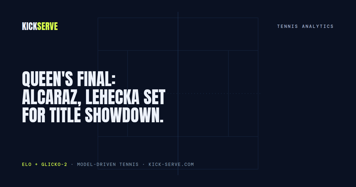 Queen's Final: Alcaraz, Lehecka Set For Title Showdown.