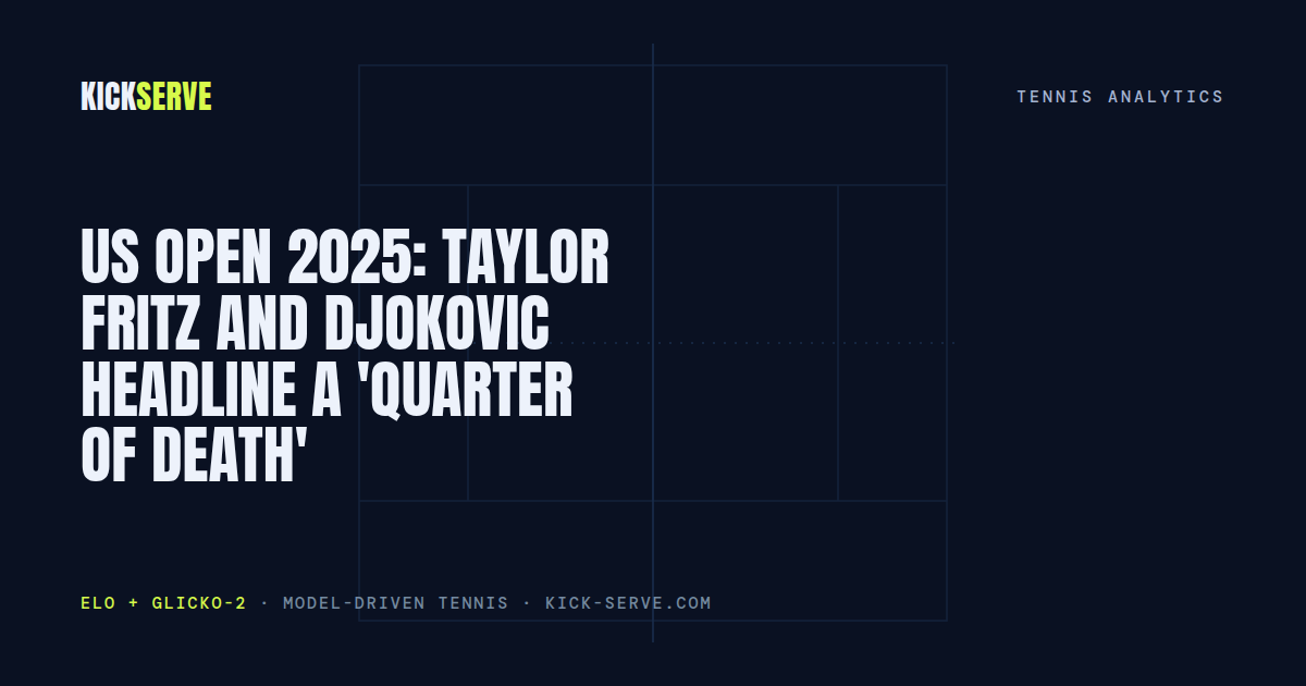 US Open 2025: Taylor Fritz and Djokovic Headline a 'Quarter of Death'