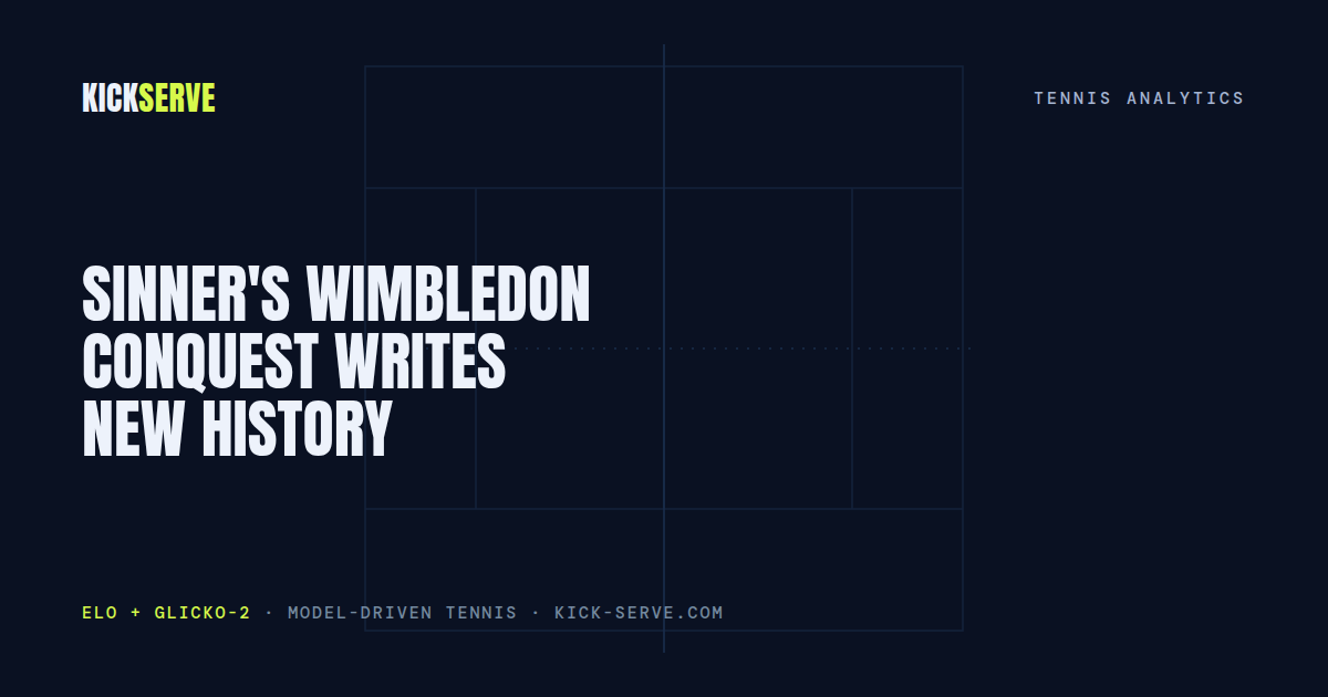 Sinner's Wimbledon conquest writes new history