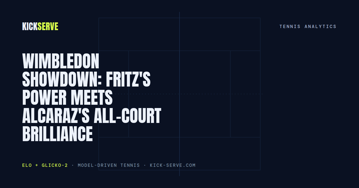 Wimbledon Showdown: Fritz's Power Meets Alcaraz's All-Court Brilliance